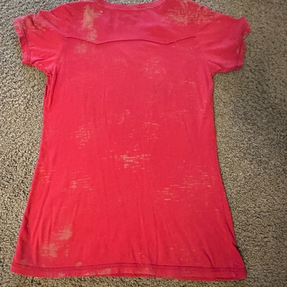 Affliction Red Graphic T-Shirt - Picture 5 of 6